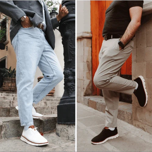 Avelin Lyon | Baskets basses homme à tige ajourée