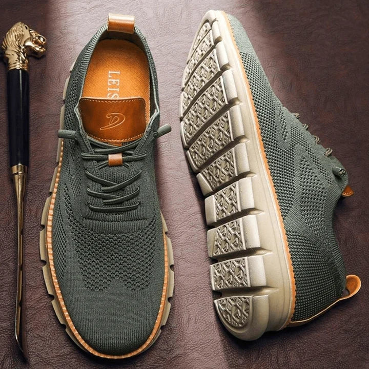 Avelin Lyon | Baskets basses homme à tige ajourée