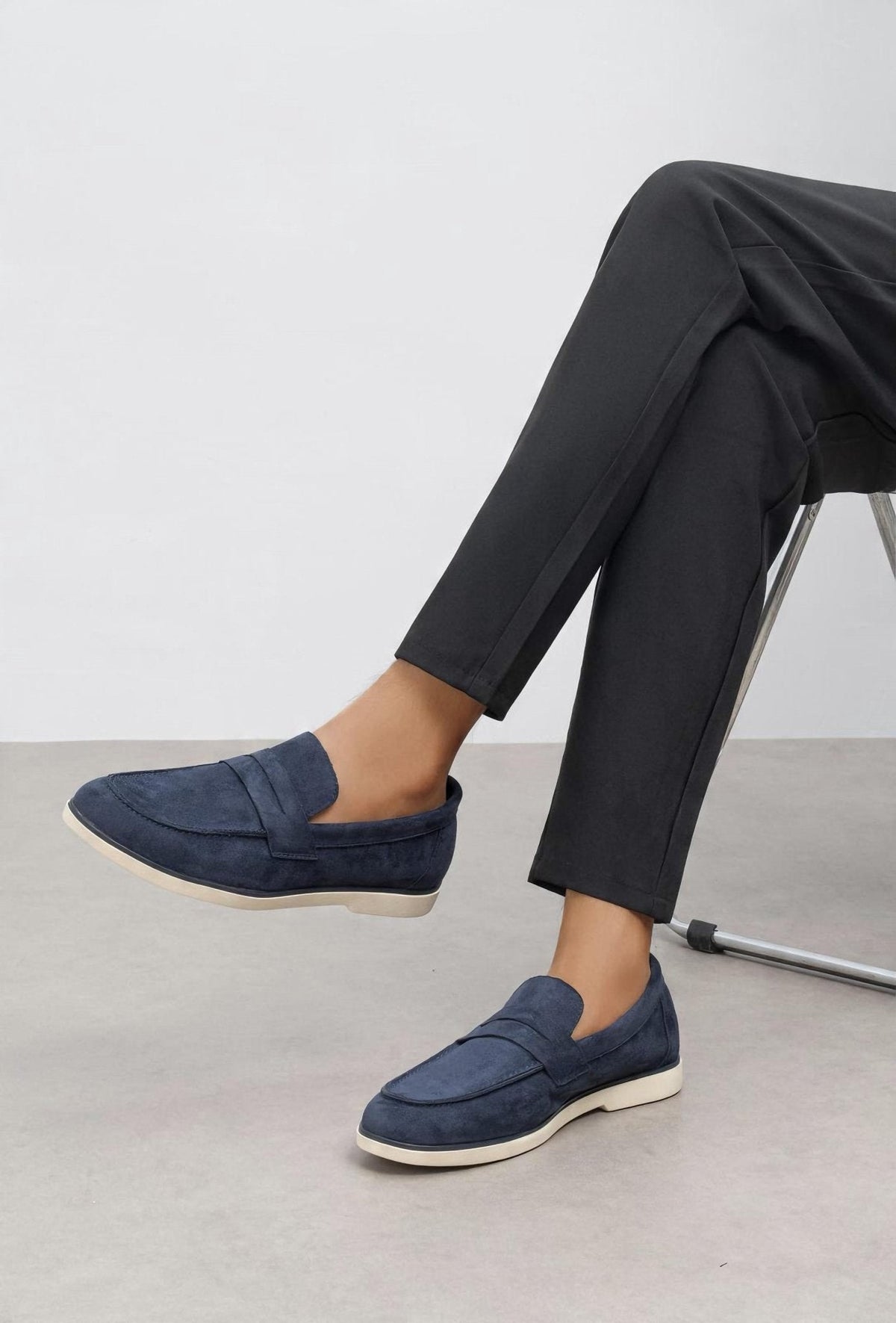 Avelin Lyon | Mocassins homme à bride sur le dessus