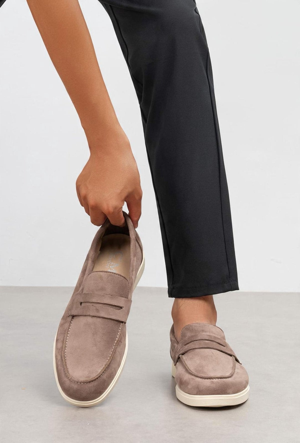 Avelin Lyon | Mocassins homme à bride sur le dessus