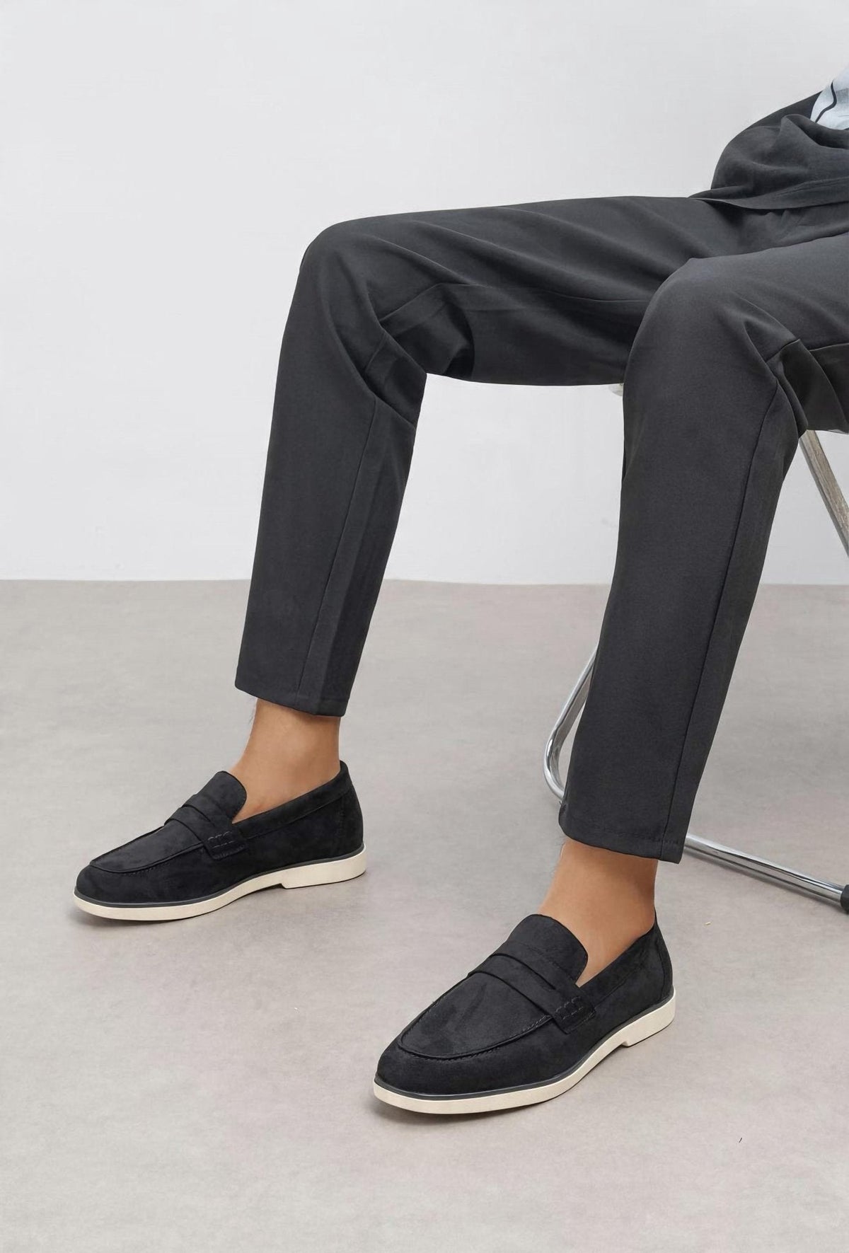 Avelin Lyon | Mocassins homme à bride sur le dessus