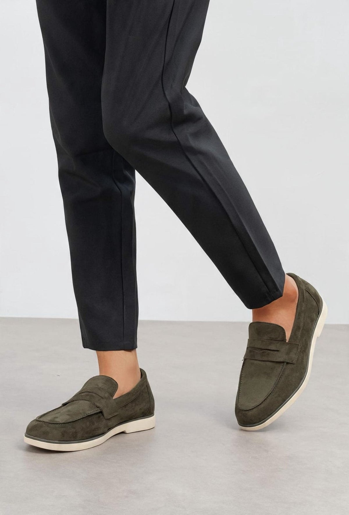 Avelin Lyon | Mocassins homme à bride sur le dessus
