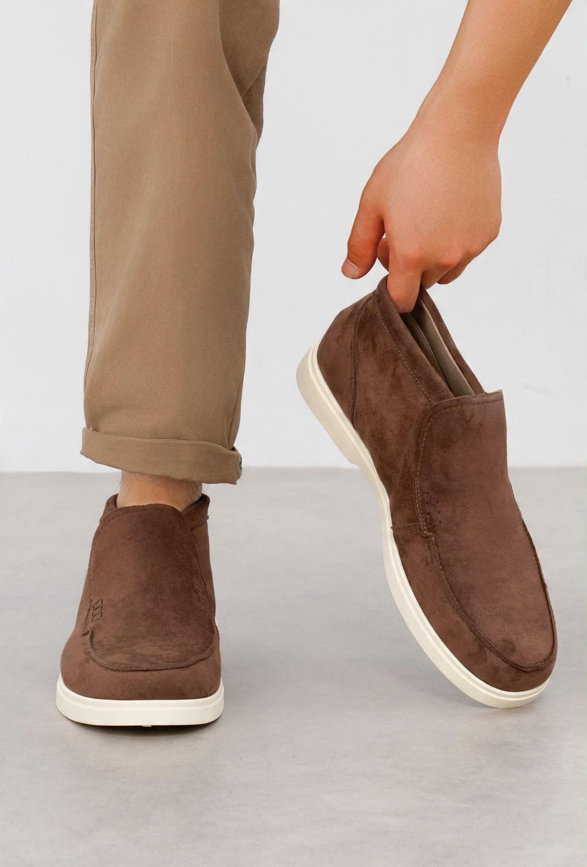 Avelin Lyon | Mocassins homme à élastiques latéraux