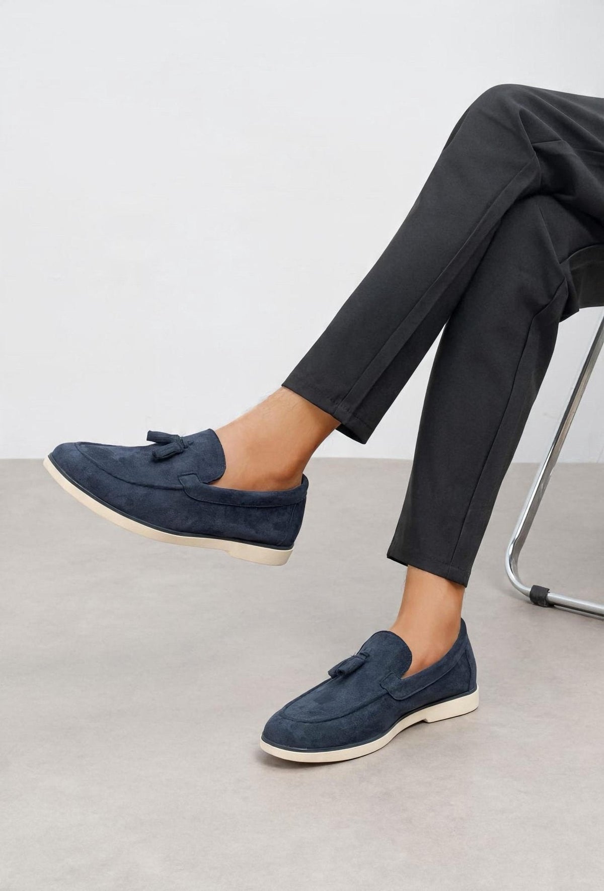 Avelin Lyon | Mocassins homme à pampilles décoratives