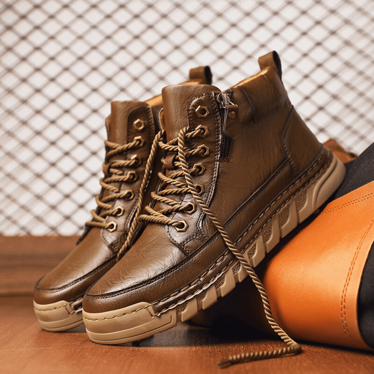 LAURENT MONACO | BOTTES EN CUIR POUR HOMME