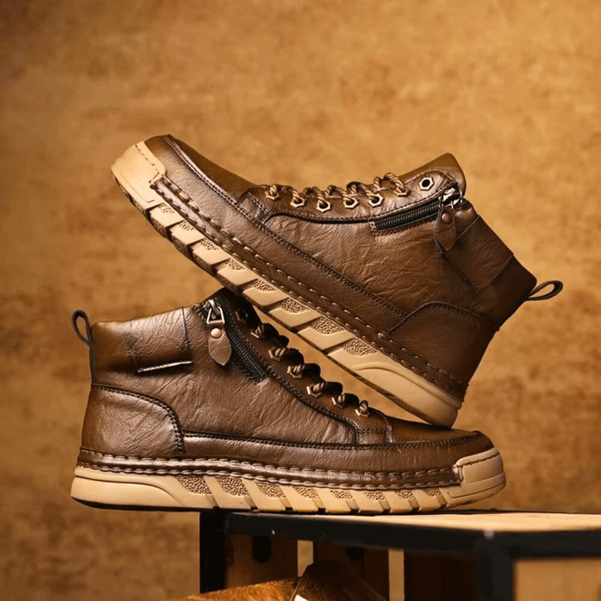 LAURENT MONACO | BOTTES EN CUIR POUR HOMME