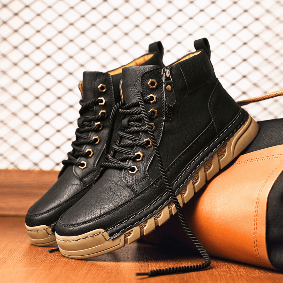 LAURENT MONACO | BOTTES EN CUIR POUR HOMME