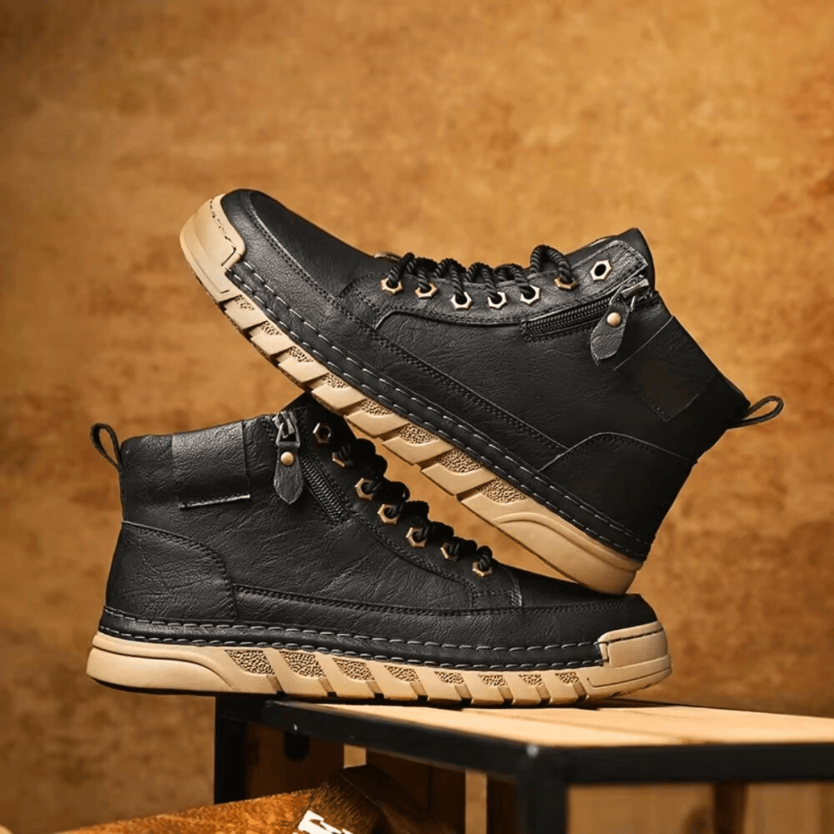 LAURENT MONACO | BOTTES EN CUIR POUR HOMME